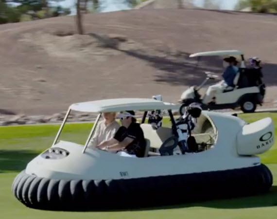 Bubba Watsons hovercraft, video of the week